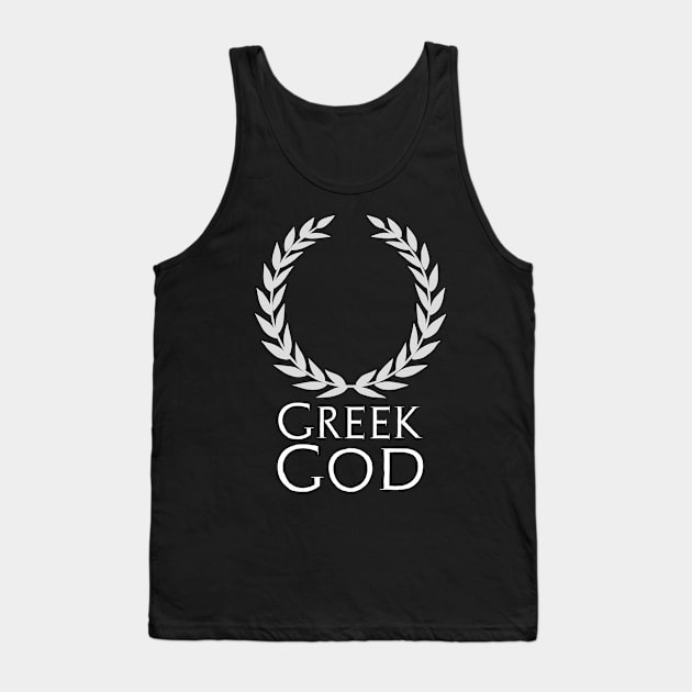 Greek God - Archaic, Ancient & Classical Greek Mythology Tank Top by Styr Designs